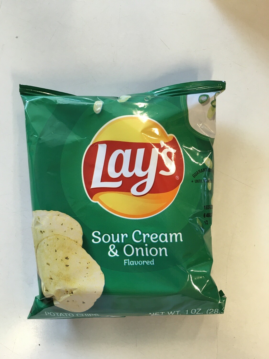 Chips / Mini Bag / Lay's Sour Cream & Onion, 1,oz