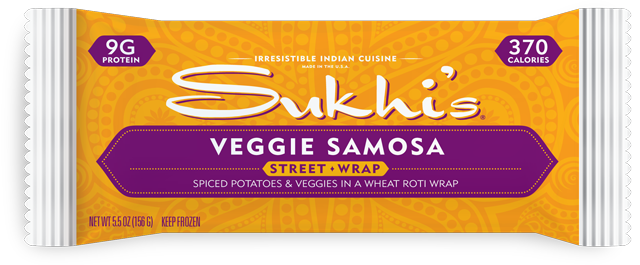 Frozen / Entree / Sukhi's Veggie Samosa Street Wrap, 5.5 oz