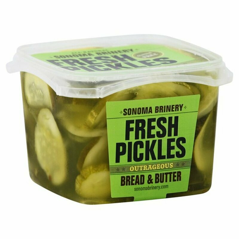 Deli / Pickles / Sonoma Brinery Outrageous Bread & Butter Pickles, 16 oz