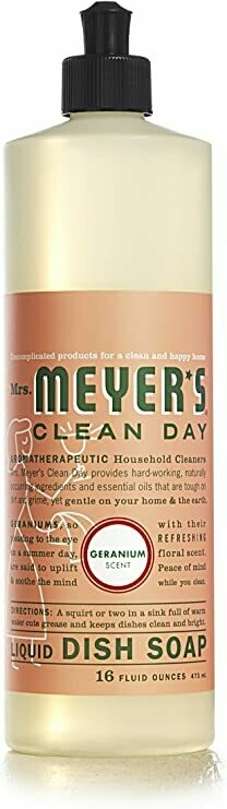 Household / Detergent / Mrs. Meyers Dish Soap Geranium
