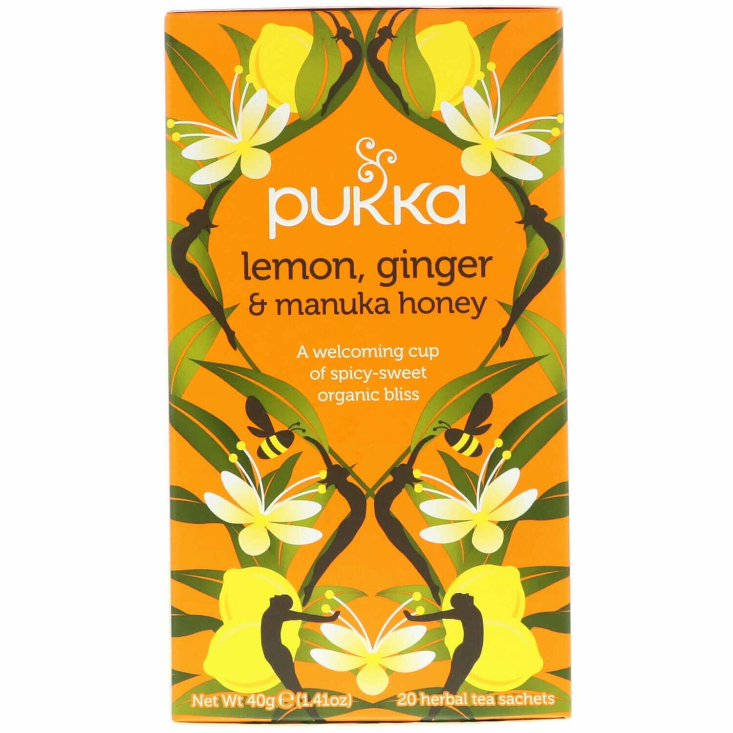 Grocery / Tea / Pukka Lemon, Ginger, Manuka Honey, 20 ct