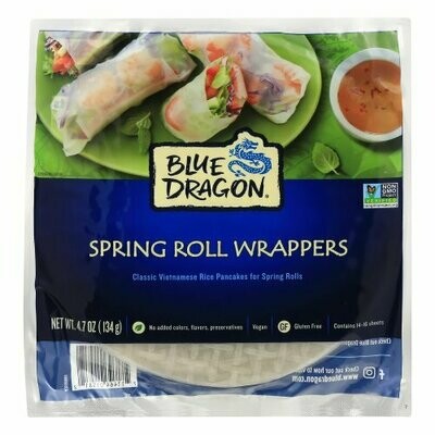 Grocery / International / Blue Dragon Spring Roll Wrappers, 4.7 oz