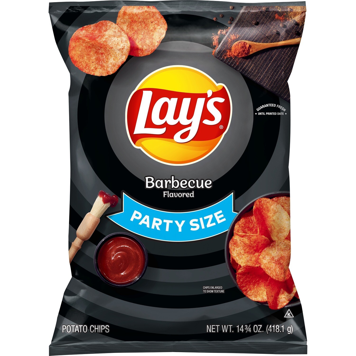 Chips / Big Bag / Lay's BBQ Party Size, 13 oz