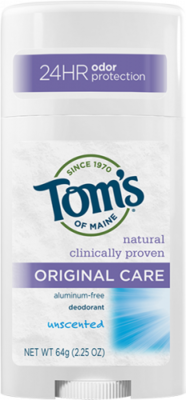 Health and Beauty / Deodorant / Tom's Deodorant Unscented