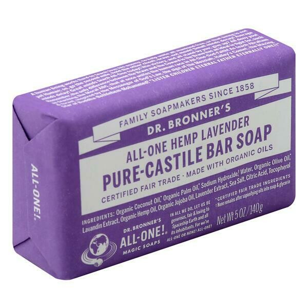 Health and Beauty / Soap / Dr. Bronner Bar Lavender
