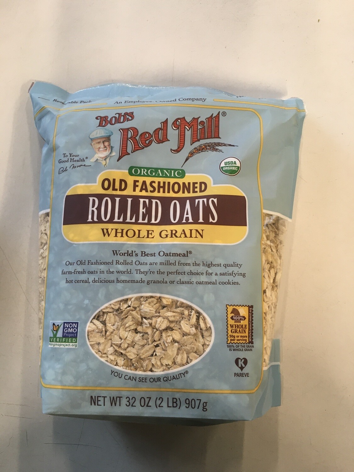 Grocery / Breakfast / Bob's Organic Regular Rolled Oats, 2 lbs