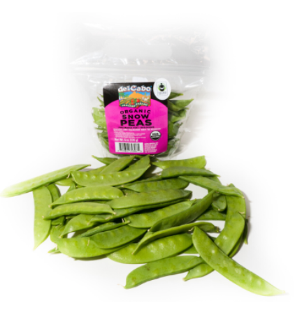 Produce / Vegetable / Organic Snow Peas, 8 oz