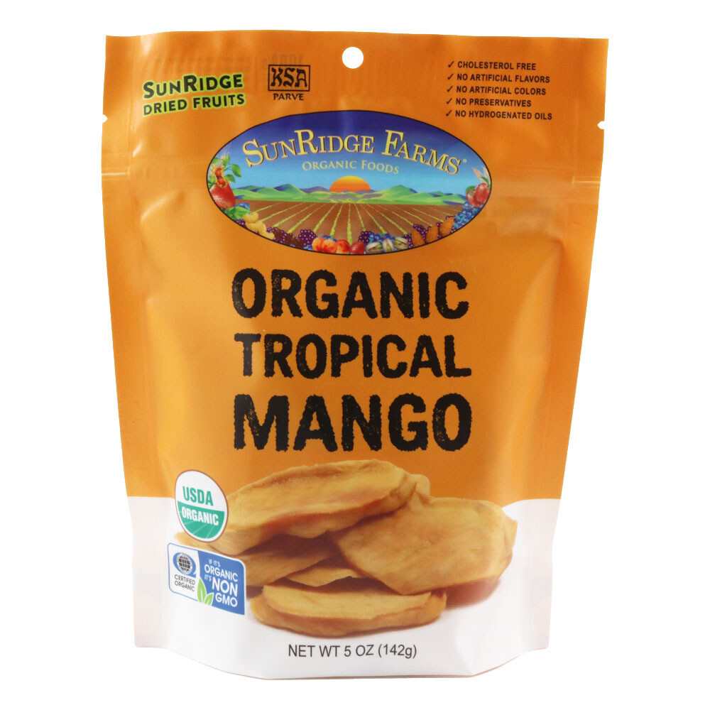 Bulk / Fruit / Organic Dried Mango Slices, 5 oz