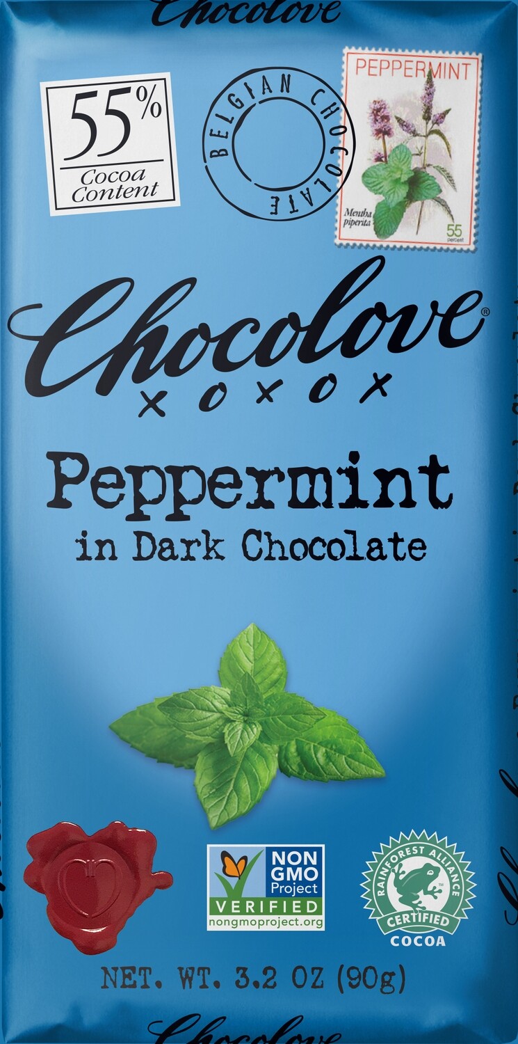 Candy / Chocolate / Chocolove Dark Chocolate Peppermint, 3.2 oz