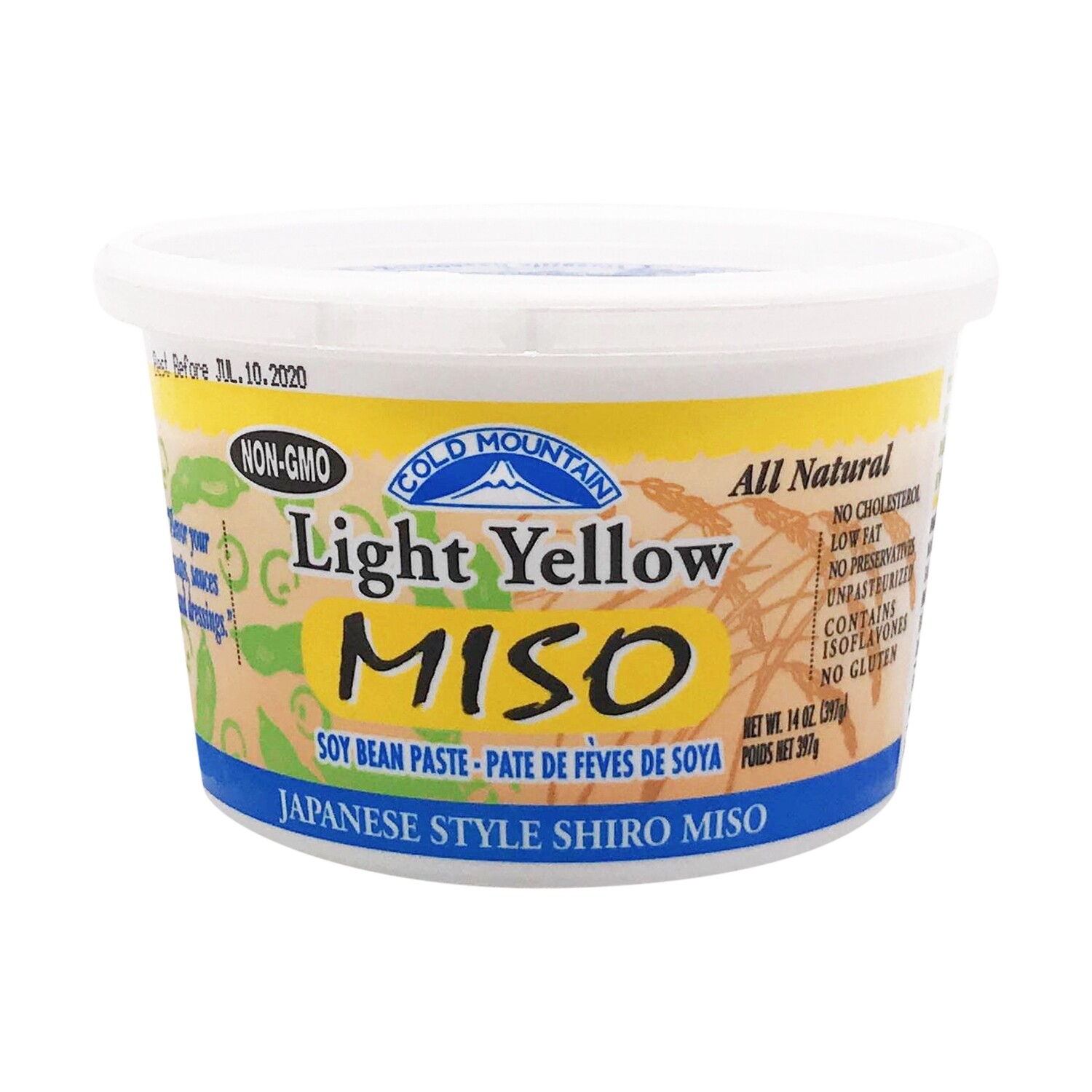 Grocery / International / Cold Mountain Light Yellow Miso, 14 oz