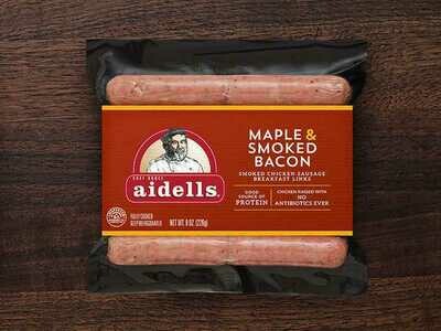 Deli / Meat / Aidell's Sausage, Maple Bacon Breakfast Link, 8 oz