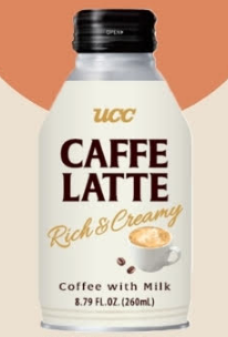 Beverage / Coffee & Tea / UCC Cafe Latte with Milk, Original, 8.79 oz