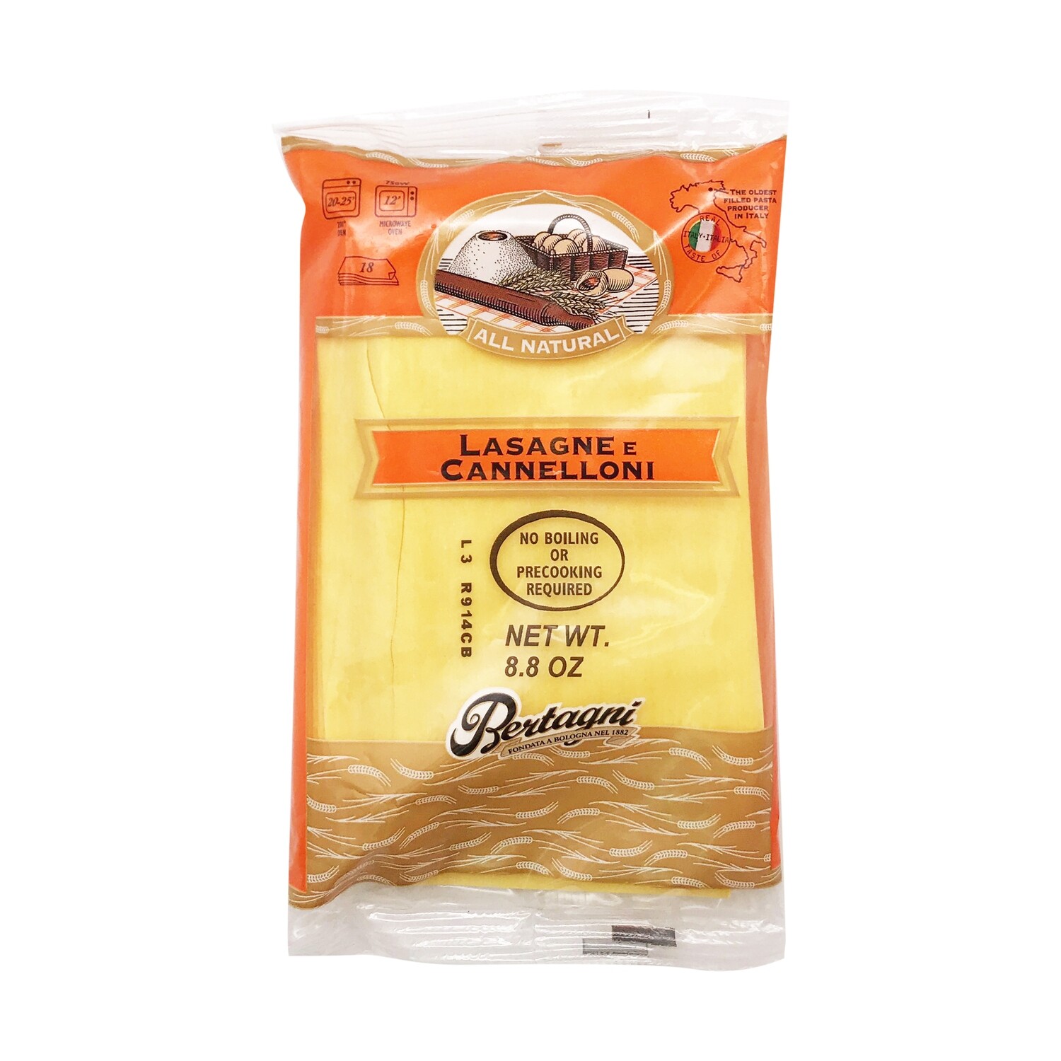 Deli / Pasta / Bertagni Lasagna Noodles, 8.8 oz