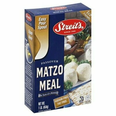 Grocery / Soup / Streit's Kosher for Passover Matzo Meal, 16 oz