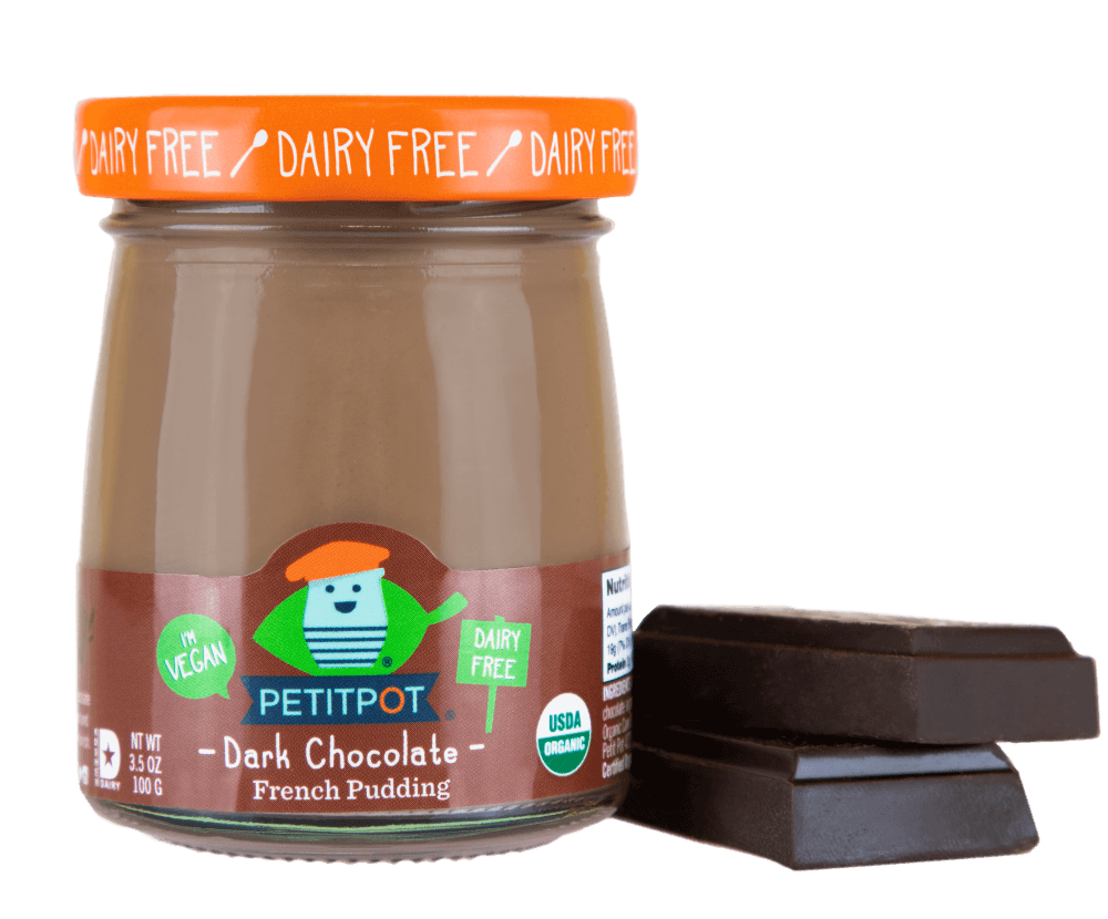 Dairy / Plant Based / Petit Pot Dark Chocolate Organic Plant Based French Pudding, 3.5 oz