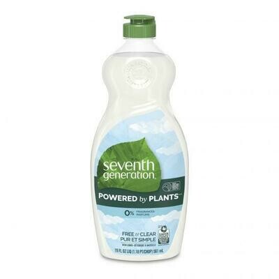 Household / Kitchen / 7th Generation Free and Clear Dish Soap, 19 oz