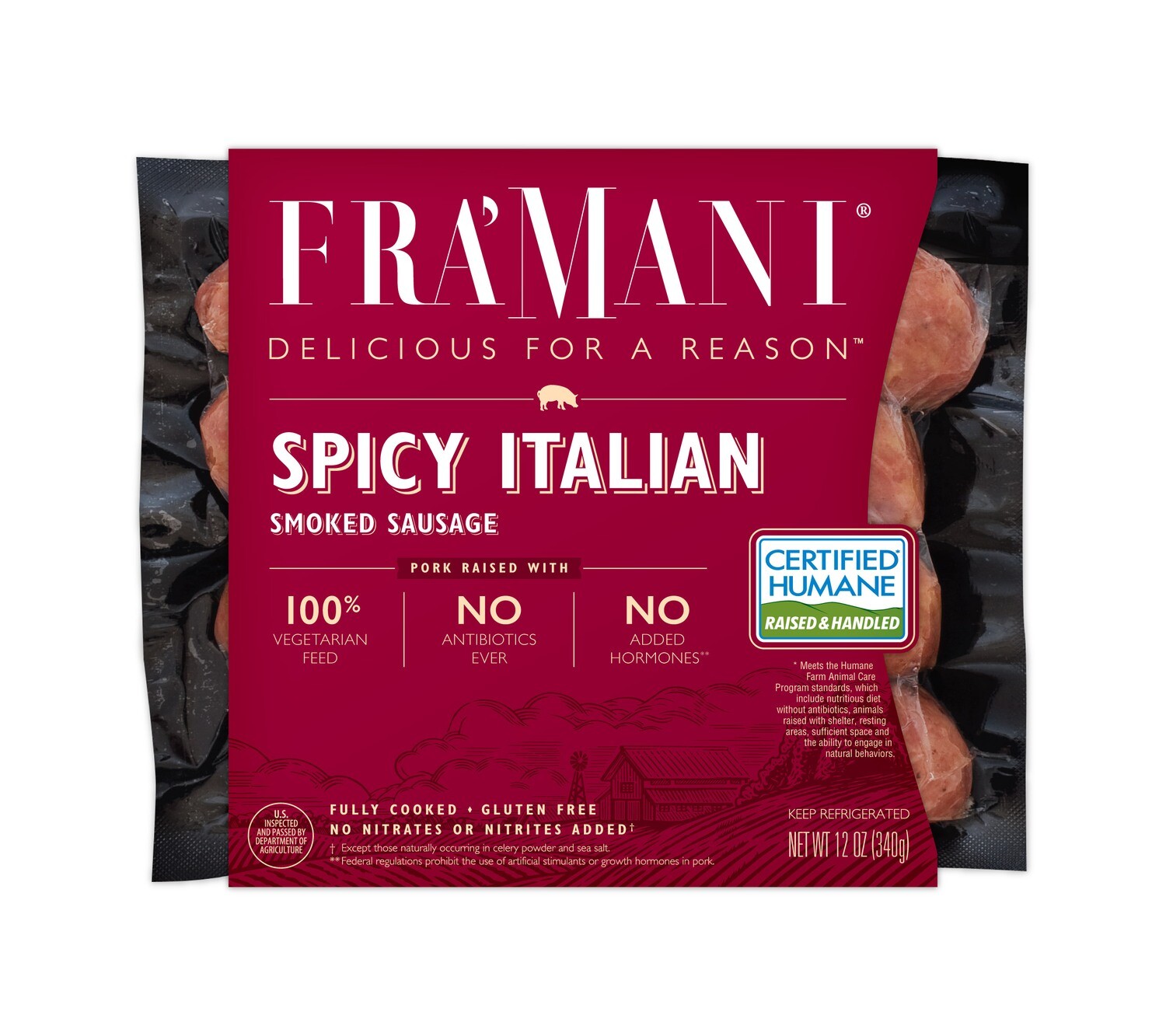 Deli / Meat / Fra'Mani Spicy Italian Sausage