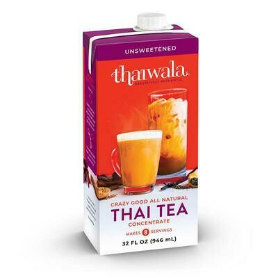 Beverage / Coffee & Tea / Thaiwala Unsweetened Thai Tea Concentrate, 32 oz