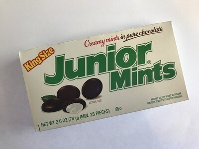 Candy / Mints / Junior Mints, King Size, 2.6 oz