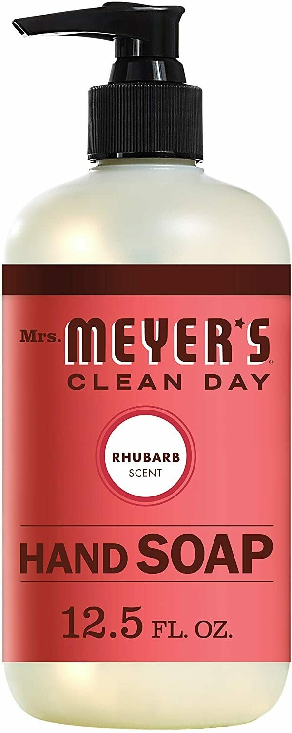 Household / Detergents / Mrs. Meyers Hand Soap Liquid Rhubarb