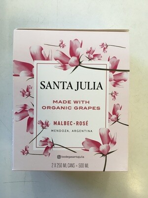 Wine / Rose / Santa Julia Malbec Rose, 2 x 250ml cans