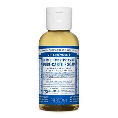 Health and Beauty / Soap / Dr. Bronner Liquid Peppermint, 2 oz