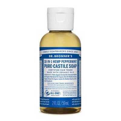 Health and Beauty / Soap / Dr. Bronner Liquid Peppermint 2 oz