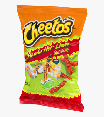 Chips / Small Bag / Cheetos Flamin' Hot Limon Crunchy, 3.25 oz