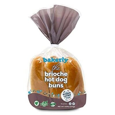 Bread / Buns / Bakery Brioche Natural Hot Dog Buns, 6 ct