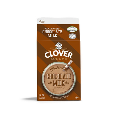 Dairy / Milk / Clover Chocolate Whole Milk Pint