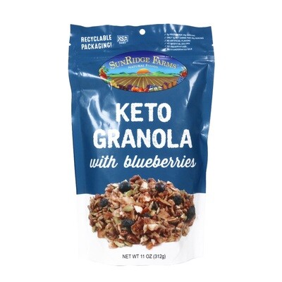 Grocery / Cereal / Sun Ridge Farms Keto Granola with Blueberries, 11 oz