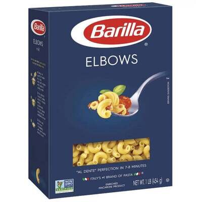Grocery / Pasta / Barilla Elbows, 1 lb