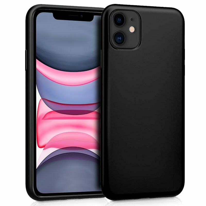 FUNDA COOL IPHONE 11 SILICONA  NEGRO