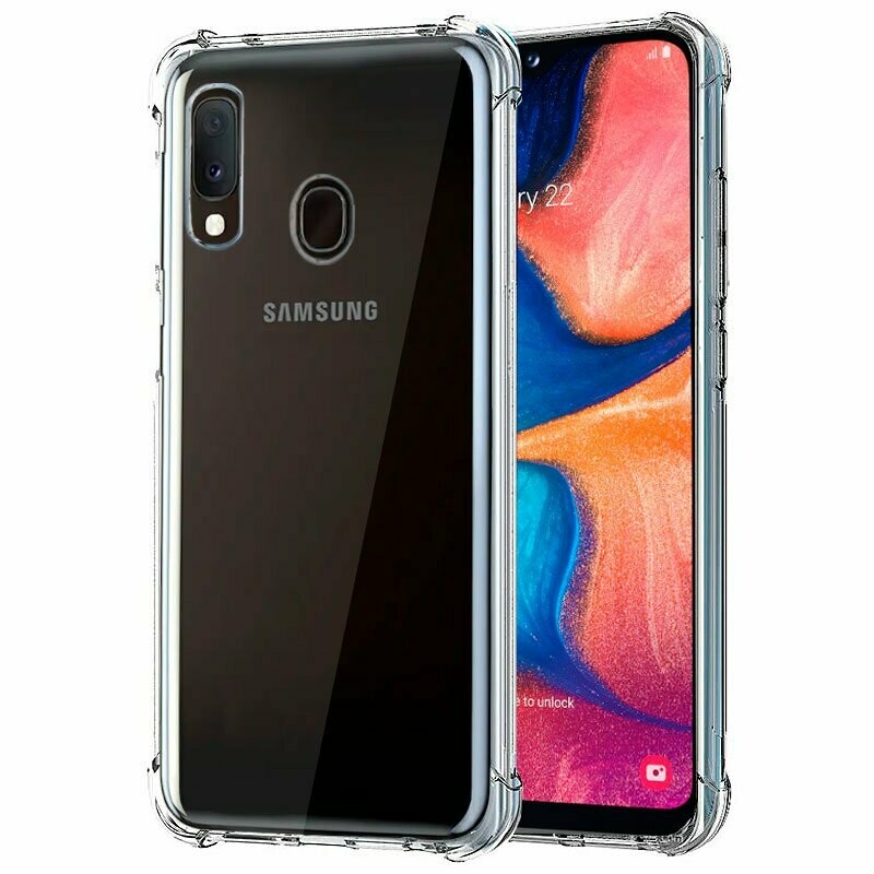 FUNDA COOL ANTISHOCK SAMSUNG A20E A202 TRANSPARENTE