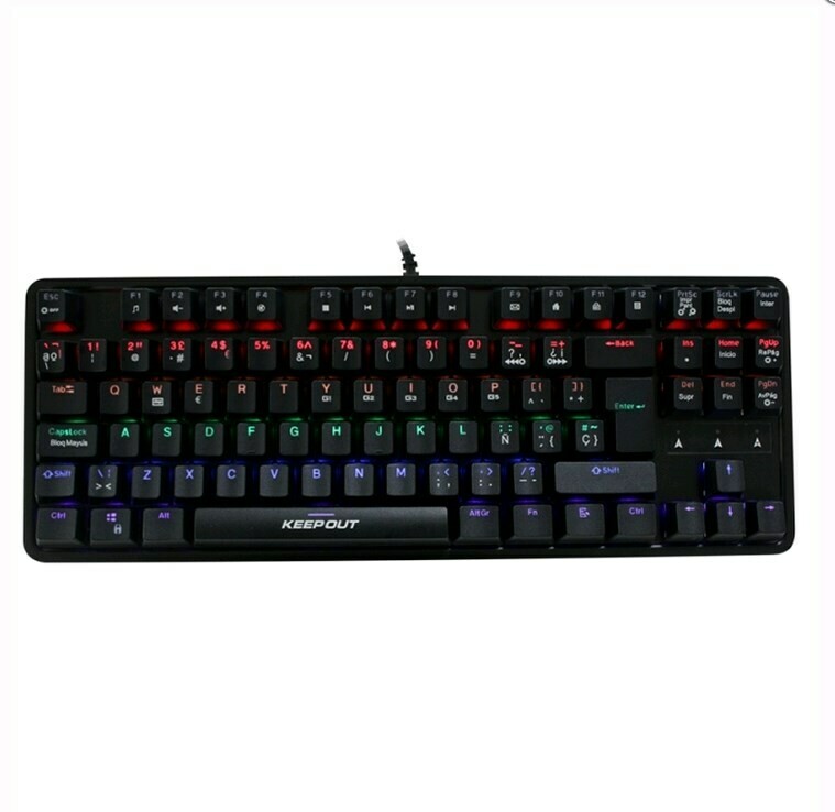 TECLADO MECANICO COMPACTO KEEP OUT F105