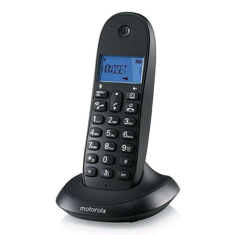TELEFONO INALAMBRICO MOTOROLA C1001LB+ NEGRO