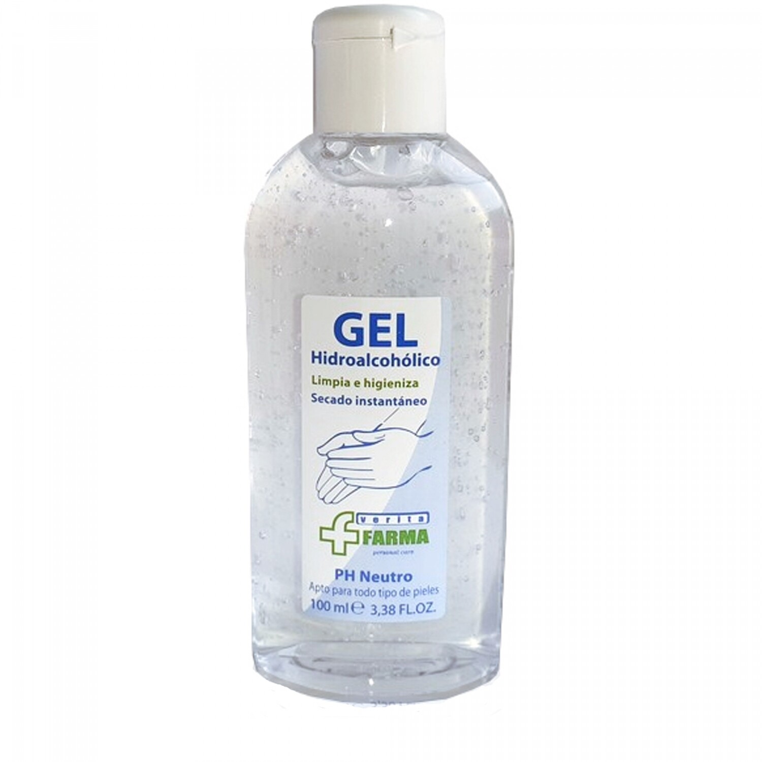 GEL HIDROALCOHOLICO VERITA FARMA 100ML