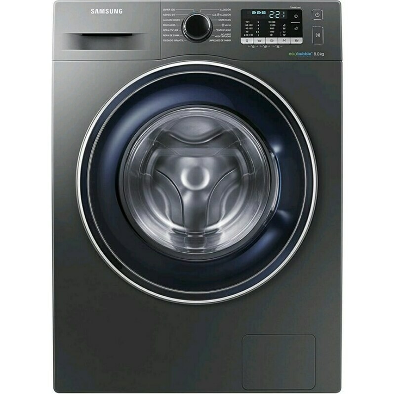 LAVADORA SAMSUNG WW80J5555FX 8KG INOX