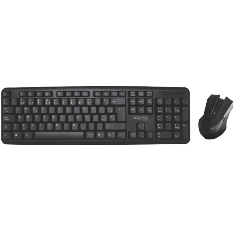 PACK TECLADO RATON APPROX MX230 USB NEGRO