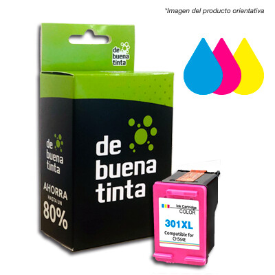 Cartucho Alternativo al HP Nº301 XL V3 Tricolor 20 ml IFH301CV3