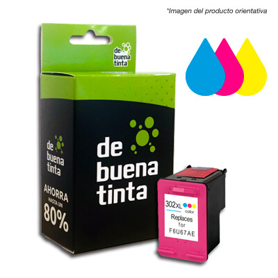 Cartucho Alternativo al HP Nº302XL Tricolor 20 ml IFH302C