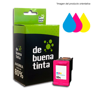 Cartucho Alternativo al HP Nº62XL Tricolor 17 ml IFH62C