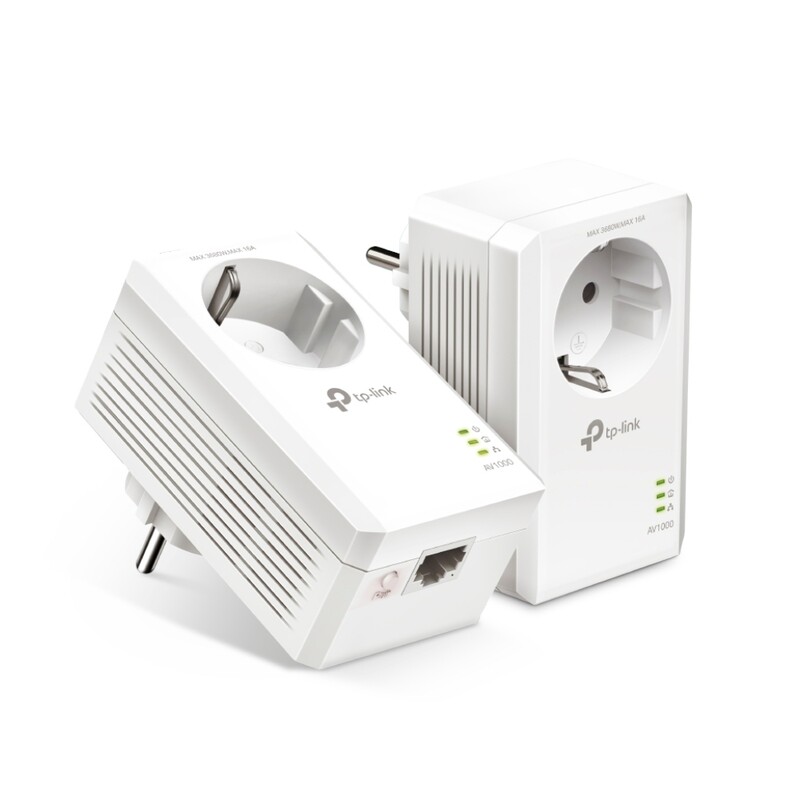 PLC TP-LINK POWERLINE 1000MB TL-PA7017PKIT ENCHUFE