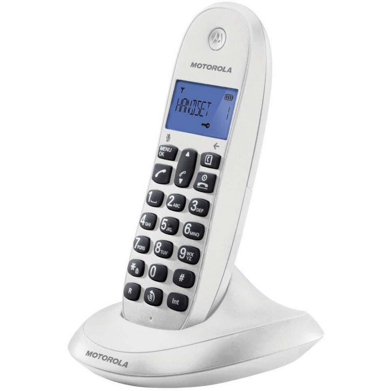 TELEFONO INALAMBRICO MOTOROLA C1001LB+ BLANCO