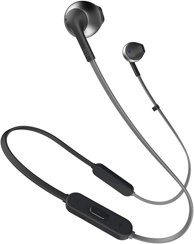 AURICULAR BLUETOOTH JBL TUNE 205BT NEGRO PLATA