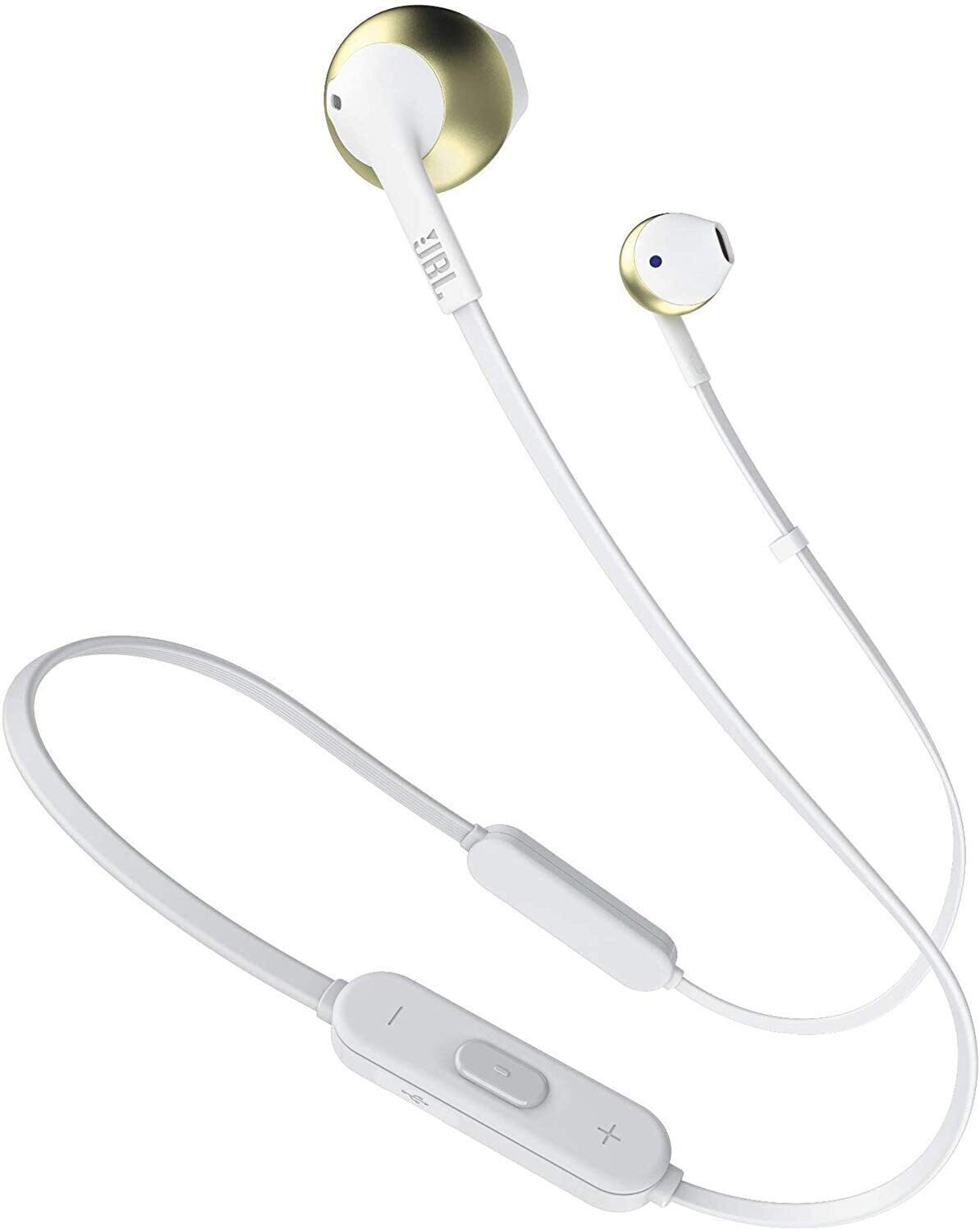 AURICULAR BLUETOOTH JBL TUNE 205BT BLANCO PLATA