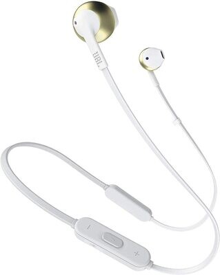 AURICULAR BLUETOOTH JBL TUNE 205BT BLANCO PLATA