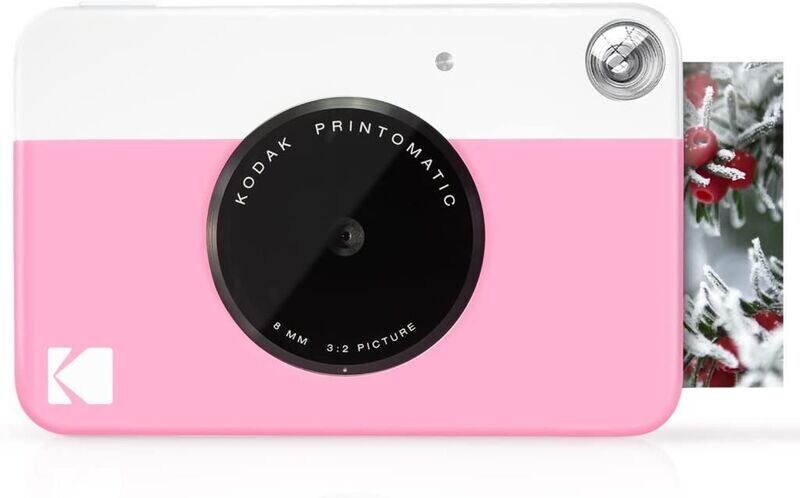Cámara Instantánea Kodak Printomatic Rosa