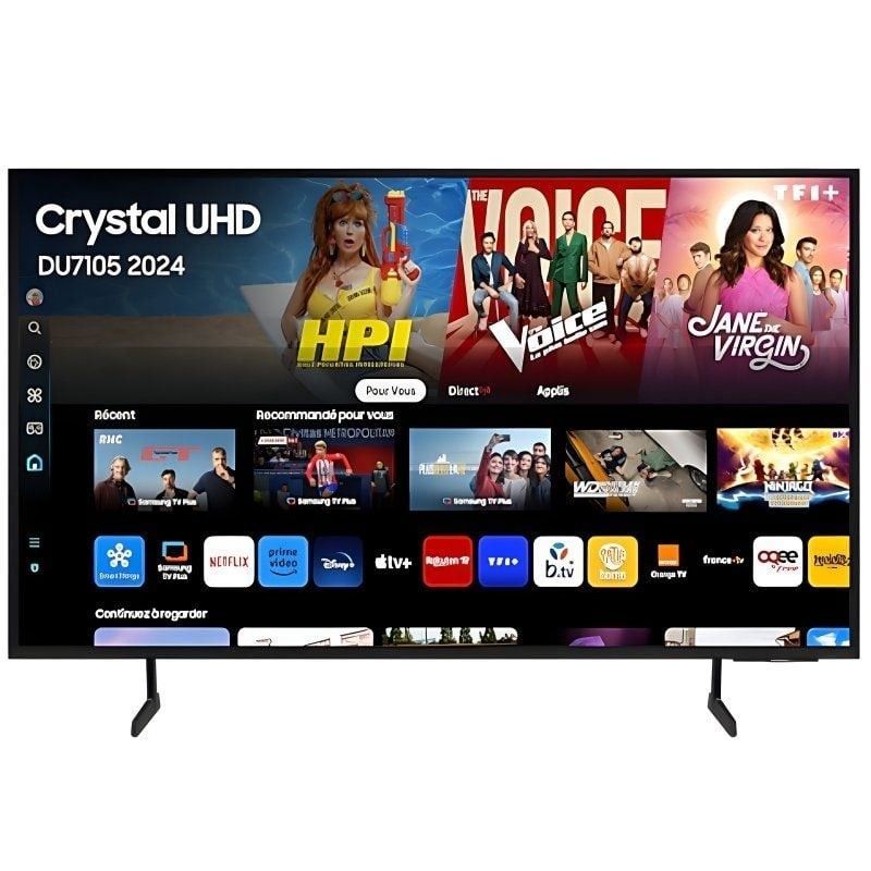 TV Samsung 43" TU43DU7105 - Crystal UHD 4K, Smart TV, con Bluetooth