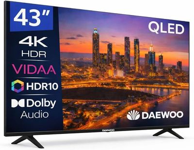 TELEVISOR QLED DAEWOO 43" 43VB56QV SMART
